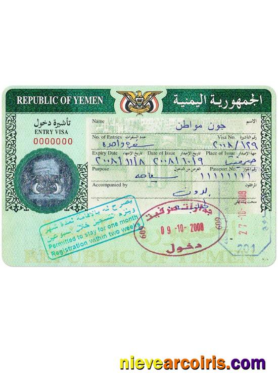 YEMEN visa